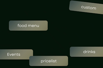 design professional food menu posters and posts