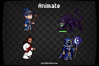 8bit pixel illustration pixel character pixel animation sprite sheet rpg sprite