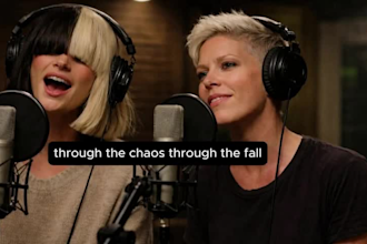 create ai music visualizer and animated lyrics video for your song using kling