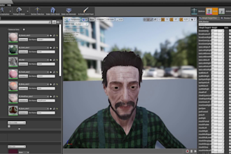do realistic game character model, rig3d, retarget animate3d for ue, walk cycle