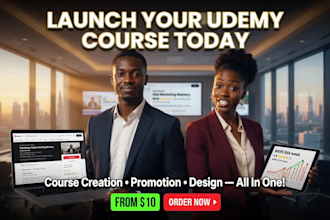 create your udemy course video thumbnail marketing udemy thumbnail design udemy