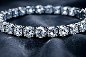 create luxury diamond jewelry ai visuals  photorealistic macro images for brands