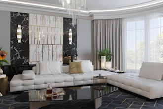 do 3d architectural design, exterior design, interior design, 3d floor plan