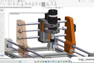design 3d cad models and mechanical parts in solidworks