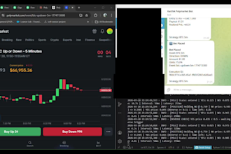 build a polymarket trading bot with full telegram control