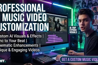 create stunning ai music videos with custom visuals