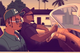 create 2d cartoon music video, 2d cartoon animation, music video, song animation