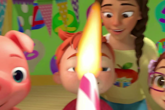 do pixar ai animation, cocomelon style, kids learning videos to earn 150k euro