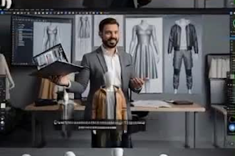 create any 3d fashion garment design in clo3d and marvelous designer