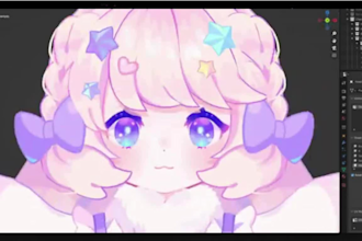 design and rig 3d vtuber model live2d vtuber model vtube commission 2d anime