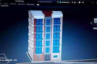 do 2d floor plans,cad drawings, 3d building modeling