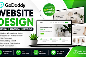 godaddy website design godaddy website redesign develop godaddy website design