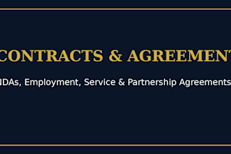 draft contracts ndas and other legal documents