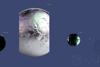 design a 3d animated website with interactive scroll and motion effects