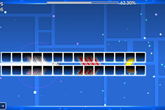 crearé la portada de geometry dash que tÚ quieras