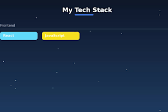 develop custom web applications using react, node and python