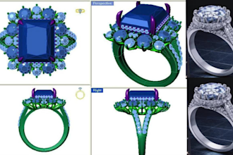 3d jewelry design 3d jewelry animation 3d jewelry rendering jewelry animation