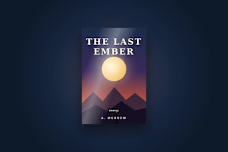 illustrate a book cover and animated cover reveal video for KDP
