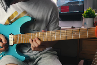 teach you electric guitar on zoom