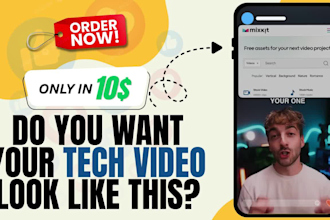 edit your tech videos, shorts and reels