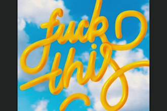design bold custom lettering artwork and typographic posters