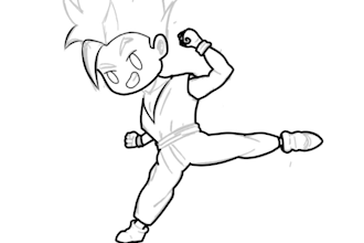 design your characters in cartoon and chibi styles