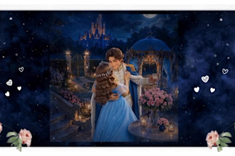 create a disney proposal video with custom message