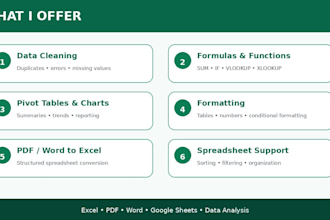 clean, organize and remove duplicates from excel data