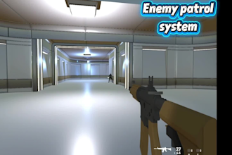 build shooting game for android in unity