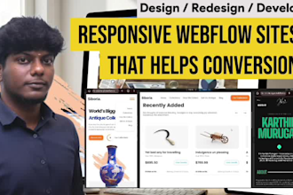 design and develop webflow website, figma to webflow