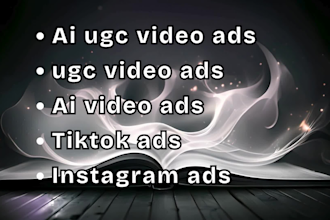 do ai ugc video ads, ai ugc tiktok ads, amazon product ads and marketing ads