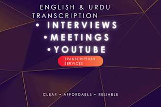transcribe audio or video into accurate text