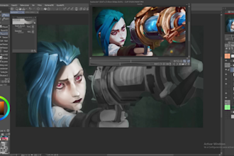 ilustracion fantasia full renderizado
