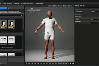 create realistic metahuman in metahuman editor for unreal engine game