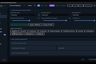 build a professional trading journal and analytics desktop app