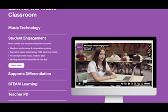 music education website music website music teacher website music academy site