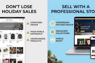 create christmas shopify store shopify dropshipping store design shopify website