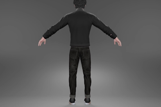 create anime style 3d character