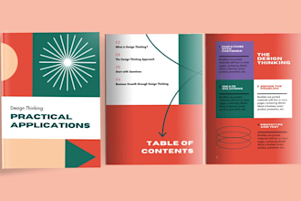 design annual report, editorial magazine layout, company profile, handbook flyer