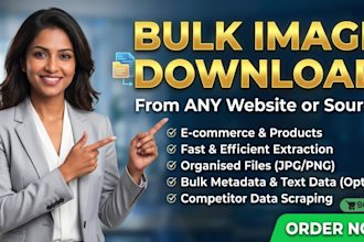 download images in bulk from any website