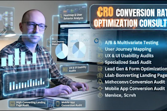 do cro conversion rate optimization audit for website, landing page, ecommerce
