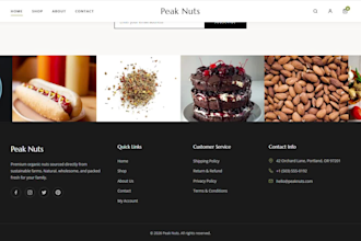 design and develop a custom woocommerce website
