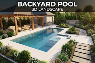 design your backyard pool as a landscape architect