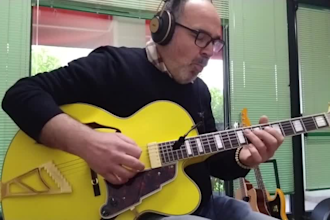 record guitar parts for your swing, jazz, and blues music