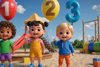 animate 3d cocomelon style kids nursery rhymes