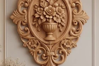 create professional cnc router 3d relief designs for wood carving