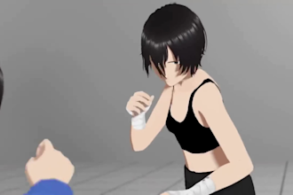 2d animated music video, 2d anime fighting, short film, game and book trailer