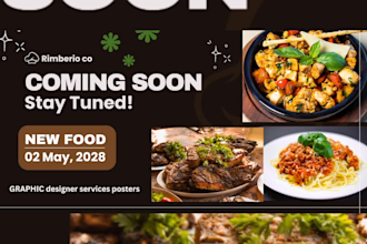 design a professional advertising poster