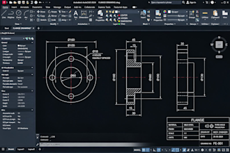 professional autocad drafting and mechanical cad drawings