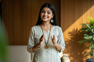 create hyper realistic hindi ai reels avatars video  expert
